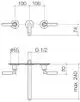 Dornbracht-TARA.-Waschtisch-Wandbatterie-ohne Ablaufgarnitur-Ausladung 240mm-schwarz matt, 36717882-33 Galeriebild 3